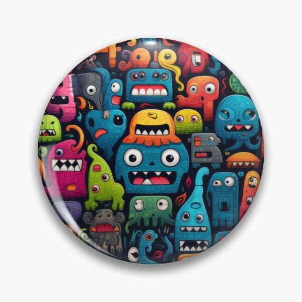 Artikelvorschau, Skurriles geometrisches Monsterland: Bunte Kreaturen Version 3 entworfen und verkauft von lordyswiss.