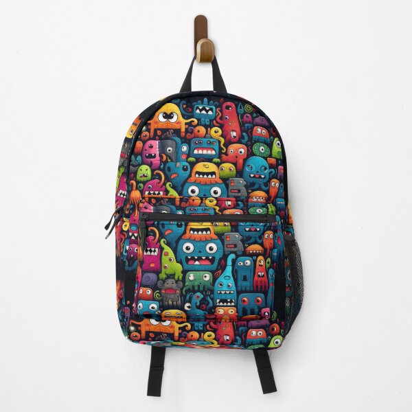 Item preview, Whimsical Geometric Monsterland: Colorful Creatures Version 3 designed and sold by lordyswiss.