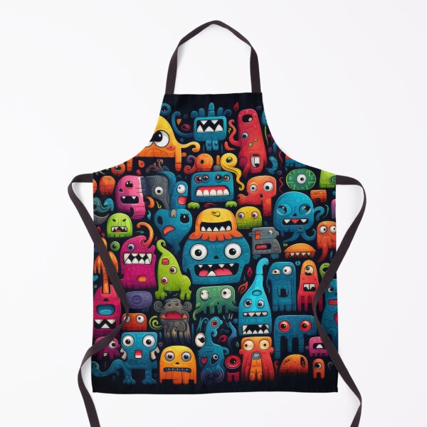 Item preview, Whimsical Geometric Monsterland: Colorful Creatures Version 3 designed and sold by lordyswiss.