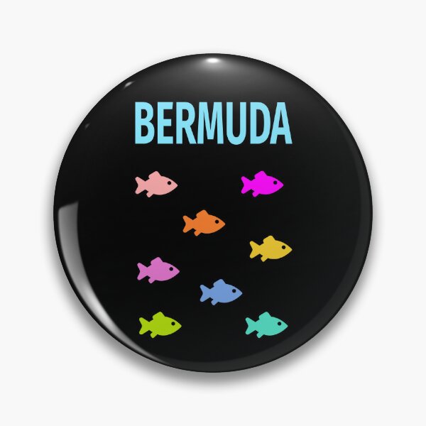 Item preview, Bermuda Colorful Fish School Dark Color designed and sold by TinyStarAmerica.