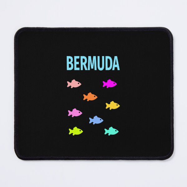Item preview, Bermuda Colorful Fish School Dark Color designed and sold by TinyStarAmerica.