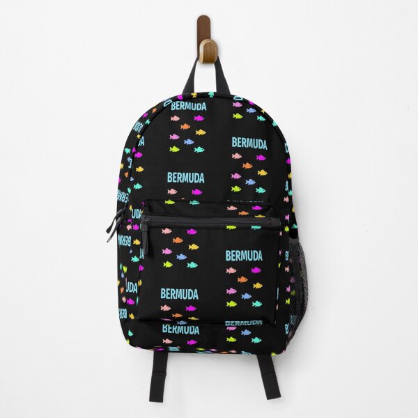 Item preview, Bermuda Colorful Fish School Dark Color designed and sold by TinyStarAmerica.