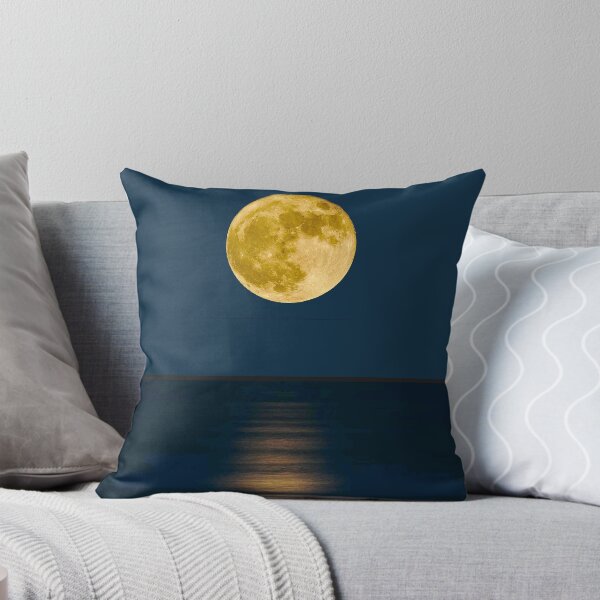 Item preview, Harvest Moon Reflecting on the Ocean Print designed and sold by posterbobs.
