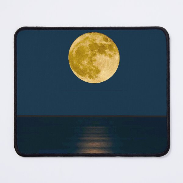 Item preview, Harvest Moon Reflecting on the Ocean Print designed and sold by posterbobs.