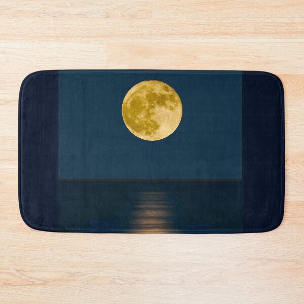 Item preview, Harvest Moon Reflecting on the Ocean Print designed and sold by posterbobs.
