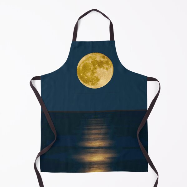 Item preview, Harvest Moon Reflecting on the Ocean Print designed and sold by posterbobs.