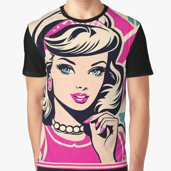 80's Barbie Graphic Retro 2023 Barbie (2023) Graphic T-Shirt | Redbubble