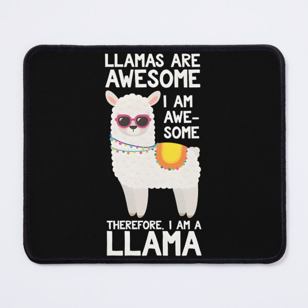 Item preview, Llamas Are Awesome I Am Awesome Therefore I Am A Llama - Cute & Funny Llama Lover Llama Whispere designed and sold by owqcjvujyza21.