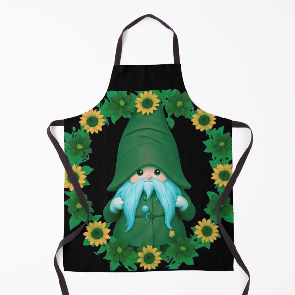 Item preview, Adorable Green Gnome - Sweet Boho Gnome Flower Design designed and sold by TGAL2.