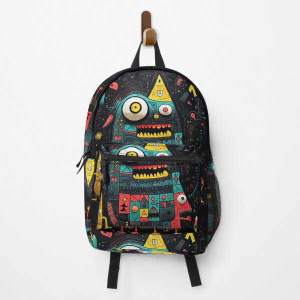 Item preview, Whimsical Geometric Monster: Colorful Creatures designed and sold by lordyswiss.
