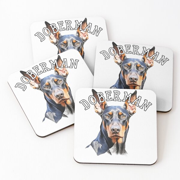 Item preview, natural ear Doberman designed and sold by Tee Studio.