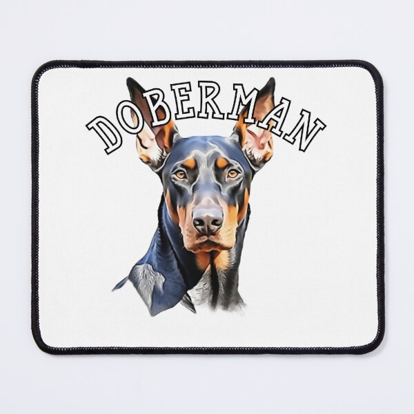 Item preview, natural ear Doberman designed and sold by Tee Studio.