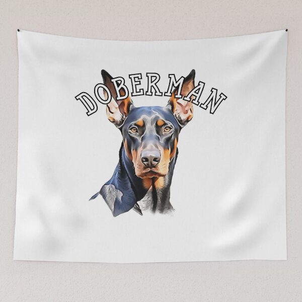 Item preview, natural ear Doberman designed and sold by Tee Studio.