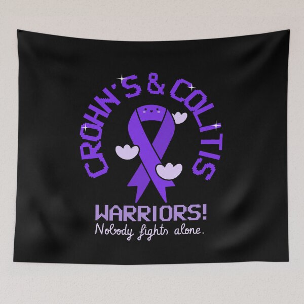 Item preview, Crohn's & Colitis Warriors! Nobody Fights alone T-Shirt  designed and sold by Rodayna Elnaggar.