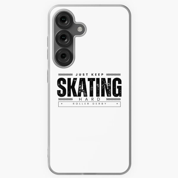 Item preview, Roller Derby Just Keep Skating Hard (Black) designed and sold by Soundpups.