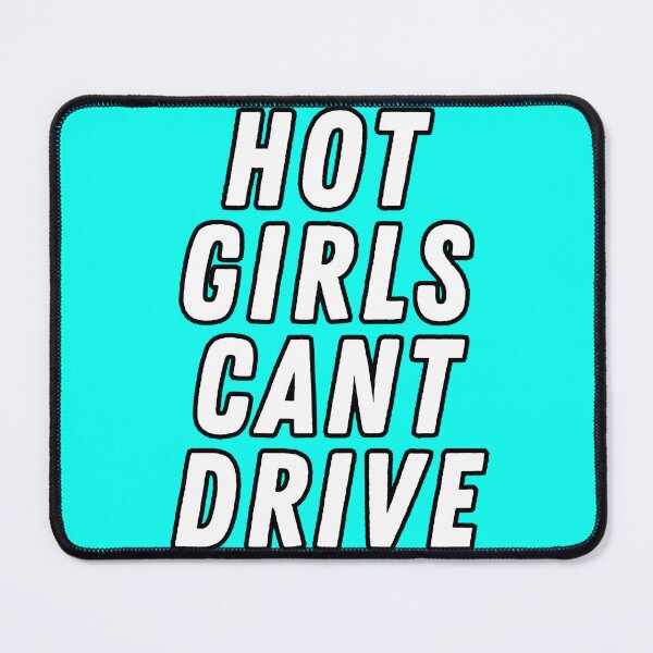 Item preview, Hot Girls Can't Drive Car Window Sticker designed and sold by HeavenlyStudio.