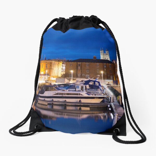Gloucester Docks & Cathedral Drawstring Bag