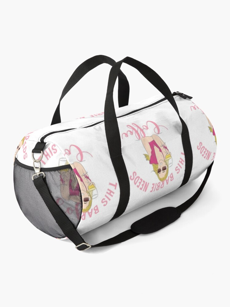 Discover This Barbie Needs Coffee Duffle Bag, Valentine Gift For Her