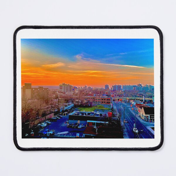 Item preview, Monochrome city at sunset designed and sold by Tashd2003.