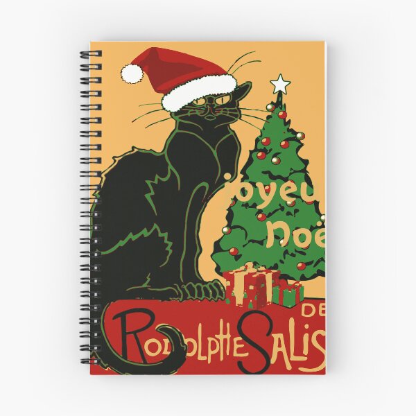 Item preview, Joyeux Noel Le Chat Noir Spoof With Yule Tree v2 designed and sold by taiche.