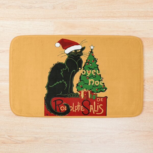 Item preview, Joyeux Noel Le Chat Noir Spoof With Yule Tree v2 designed and sold by taiche.