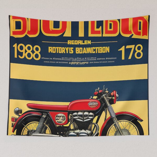 Item preview, Vintage motorcycle advertisement designed and sold by Goodyzaa.