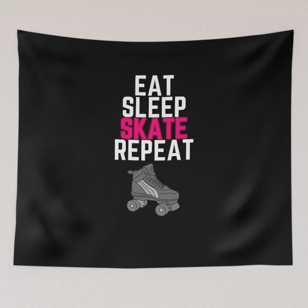 Item preview, Roller Derby Eat Sleep Skate Repeat designed and sold by Soundpups.