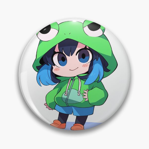 Item preview, Friday Night Funkin' Frog Girl Character designed and sold by RibbitFans101.