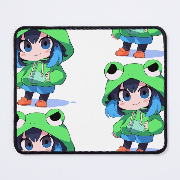 Item preview, Friday Night Funkin' Frog Girl Character designed and sold by RibbitFans101.