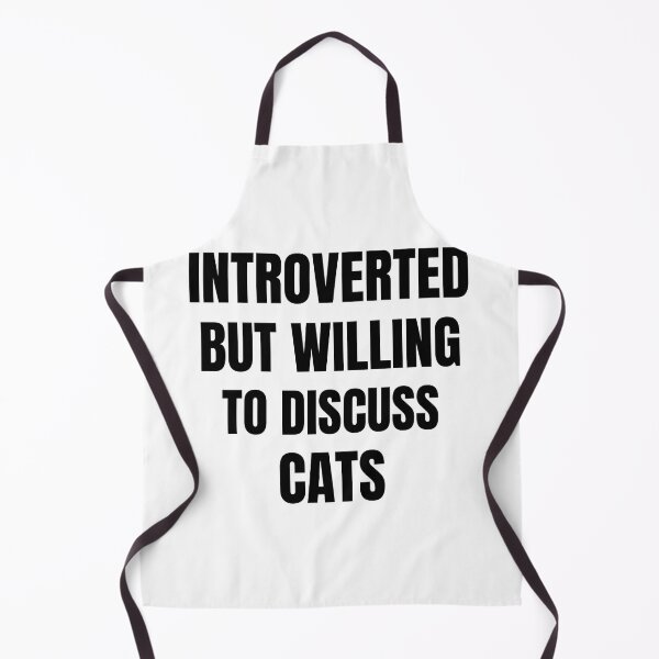 Item preview, introverted but willing to discuss cats designed and sold by Beautiful-Bold.