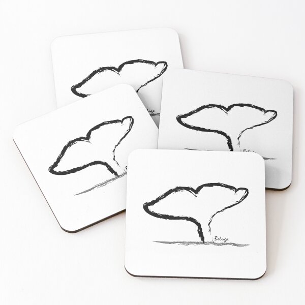 Item preview, Beluga Whale - Label designed and sold by ScottishPine.