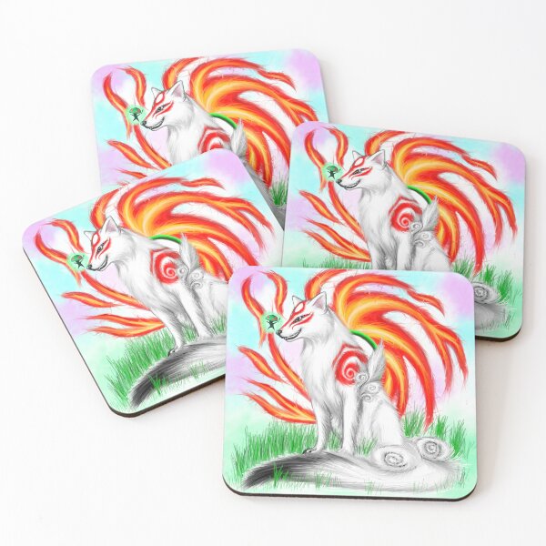 Item preview, Okami and Issun designed and sold by LuckyDragon1118.