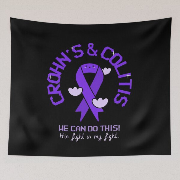 Item preview, Crohn's & Colitis Warriors! His fight is my fight T-Shirt  designed and sold by Rodayna Elnaggar.