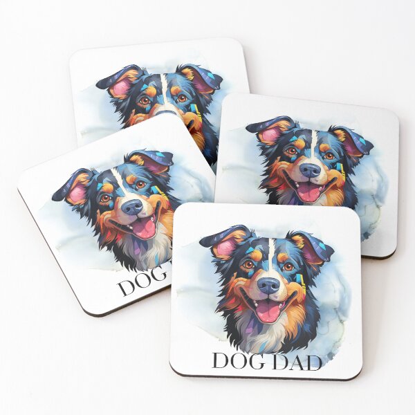 Item preview, Vibrant Watercolour Dog Dad designed and sold by Triplicate Limited.