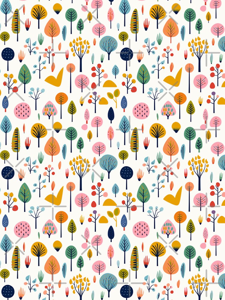 Thumbnail 4 of 4, iPhone Case, Tree Pattern designed and sold by tropicaltee.