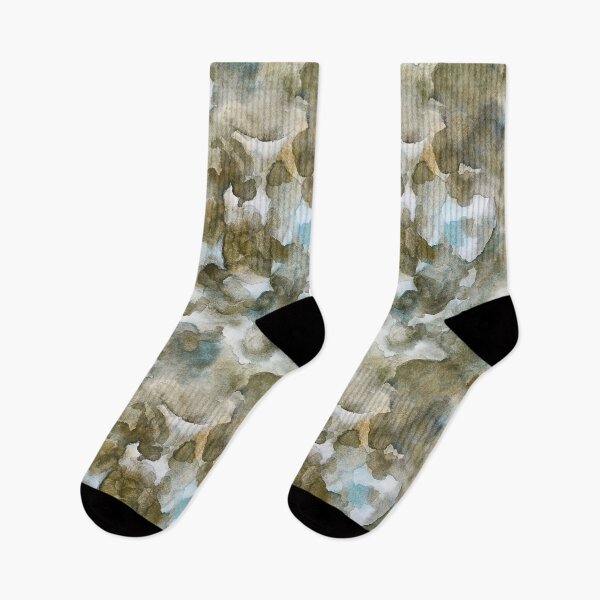 Item preview, Watercolor art texture	yellow green designed and sold by Alessandro Remo Mazzoni Remotextiles.