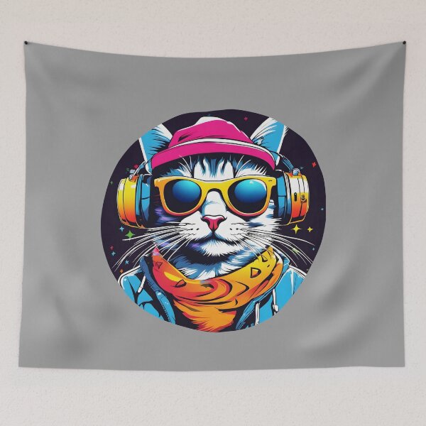 Item preview, City Inspirational Cat designed and sold by tinytwist.