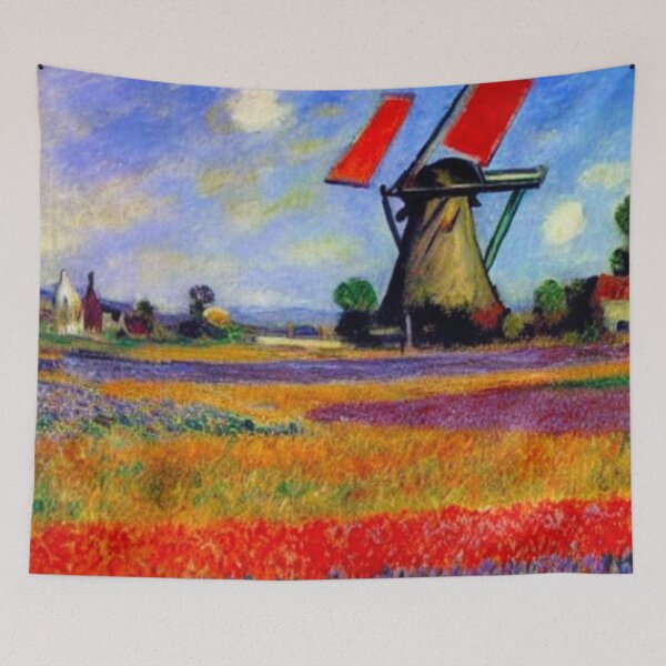 Item preview, Windmill by Tulip Fields designed and sold by George Hutton Hunter.