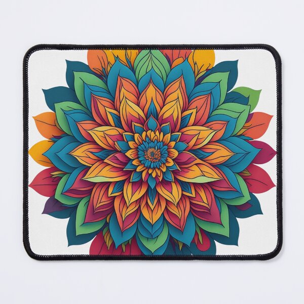 Item preview, Lotus Flower Mandala - Serene Floral Meditation Art designed and sold by Dshoppin.