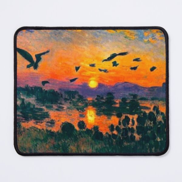 Item preview, Birds above lake during sunset designed and sold by George Hutton Hunter.