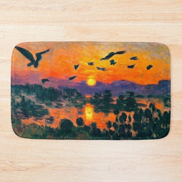 Item preview, Birds above lake during sunset designed and sold by George Hutton Hunter.