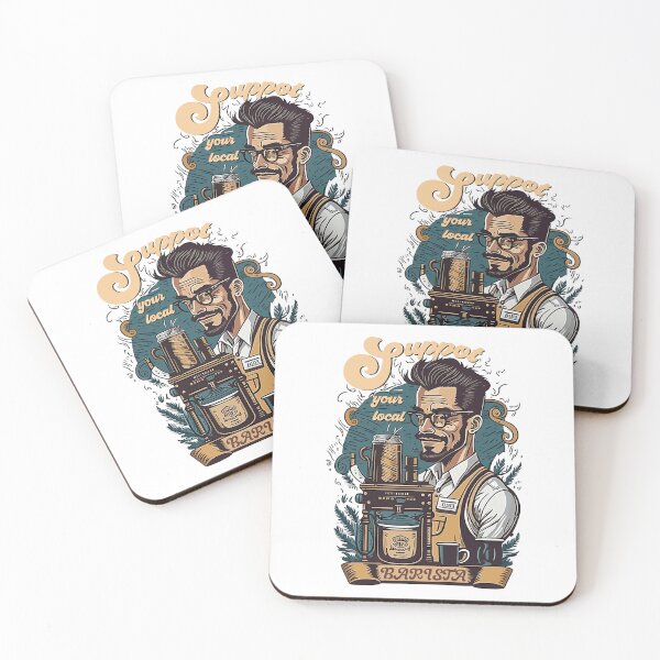 Item preview, Support Your Local Barista Coffee Lover's Delight designed and sold by bennasener.