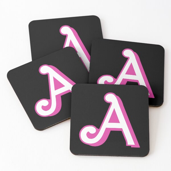 Item preview, Bubble Pink Letter A Sticker Pack - Monogram - Initial - Alphabet designed and sold by CreationsbyAny.