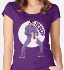 The Jesus - The Big Lebowski Tailliertes Rundhals-Shirt