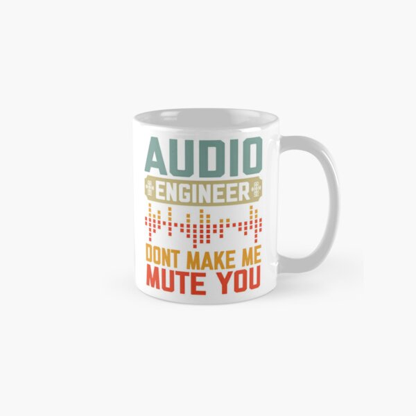 Sound Mixer Audio Engineer Mixing Board Coffee Mug