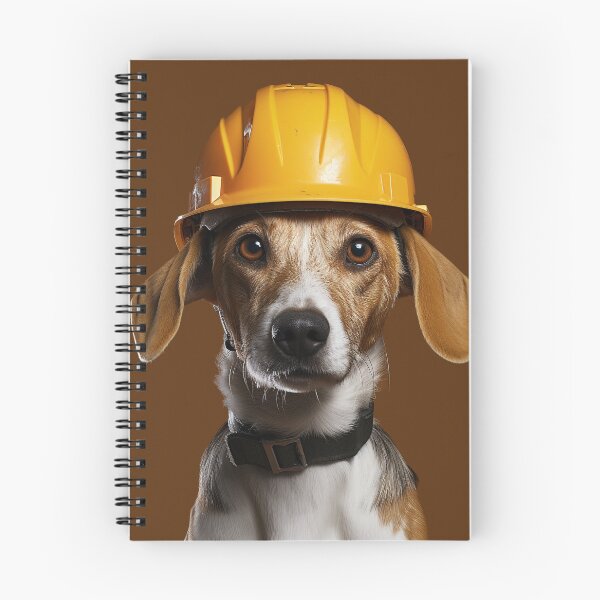 Item preview, A dog in a construction helmet designed and sold by Andrey Tarakanov.