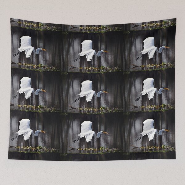 Item preview,   Great Egret in Flight designed and sold by Savannah Gibbs.