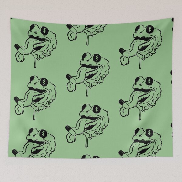 Item preview, Froggy Meds: Pill-larious Tattoo designed and sold by InkStation24.