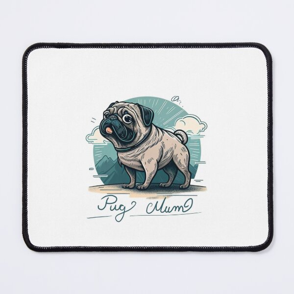 Item preview, Pug Mum designed and sold by MeanBlackCat.