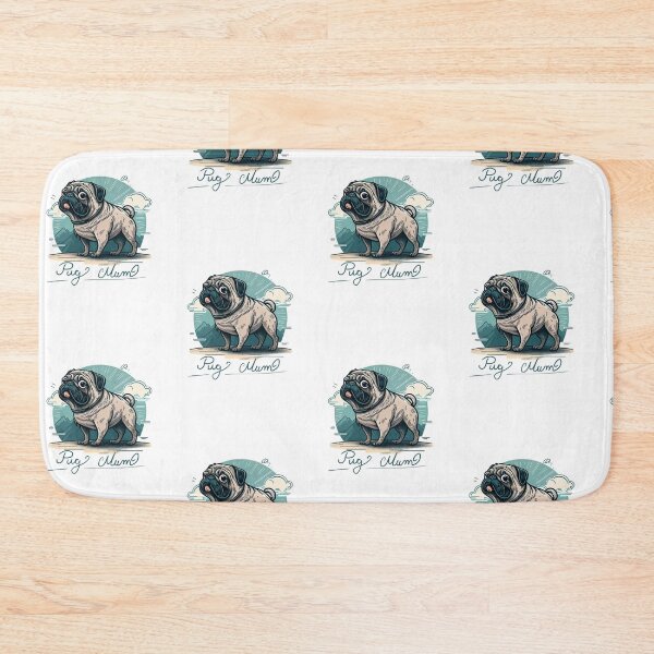 Item preview, Pug Mum designed and sold by MeanBlackCat.
